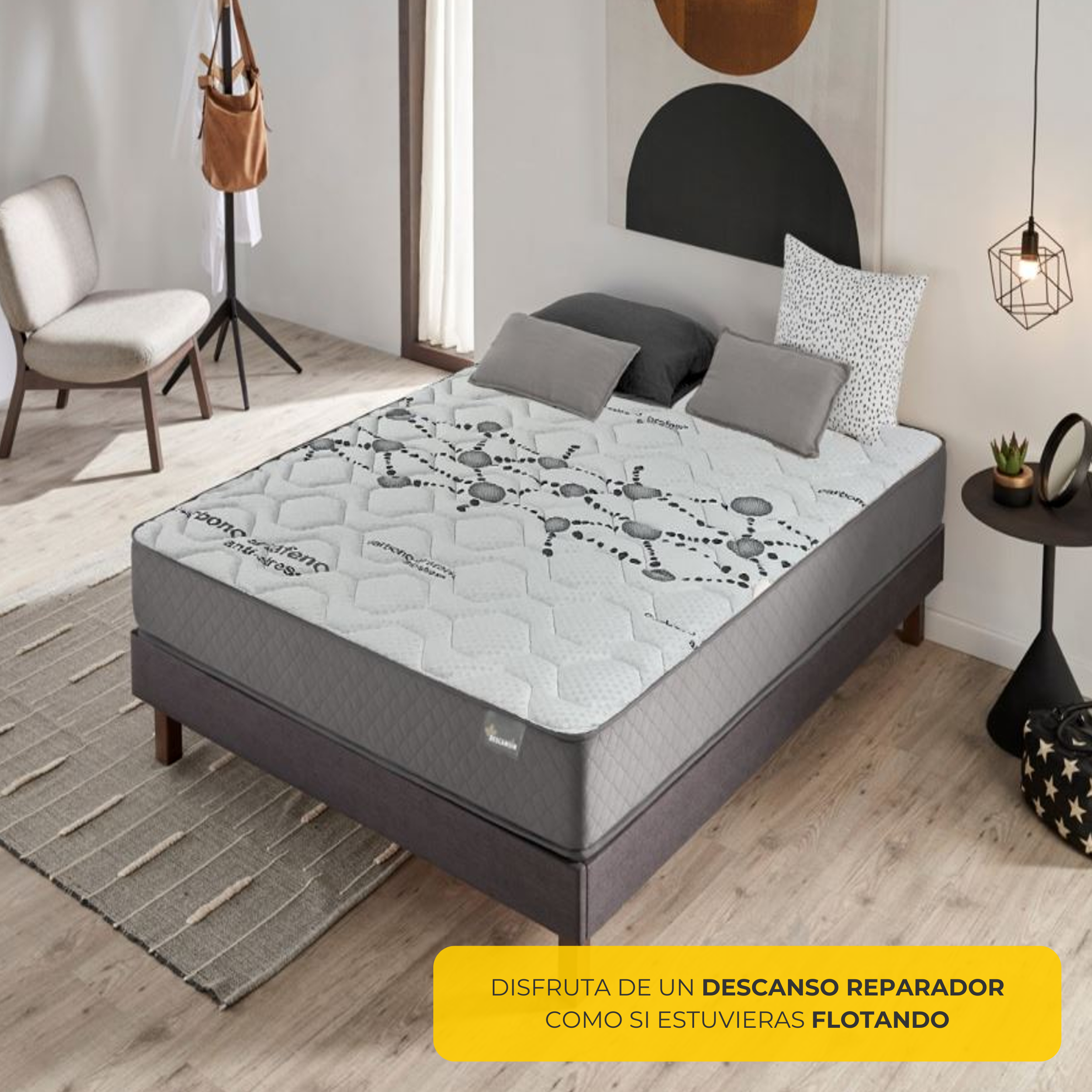 Colchão Viscoelástico 140x200 qualidade hotel 5 estrelas, 30cm de altura, antiestresse - 8