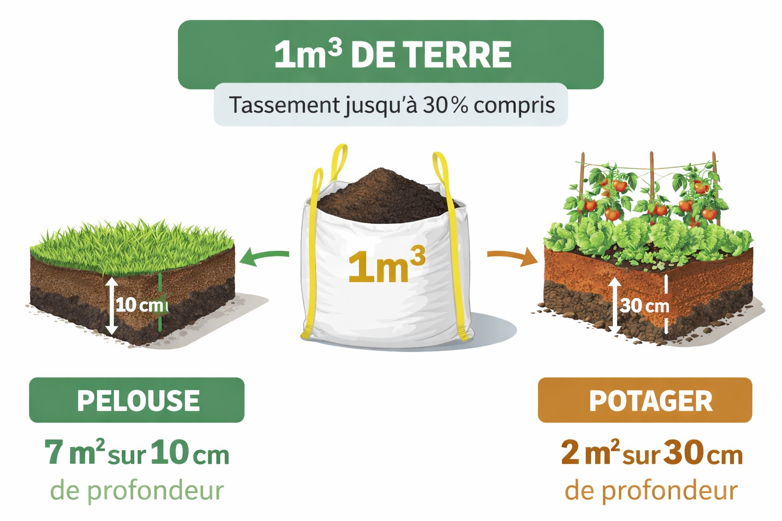 Terre Végétale FERTILE Premium – 30 % Compost Certifié RAL – Sans Cailloux – Big Bag 1 m³ – Idéale Potager & Pelouse - 4