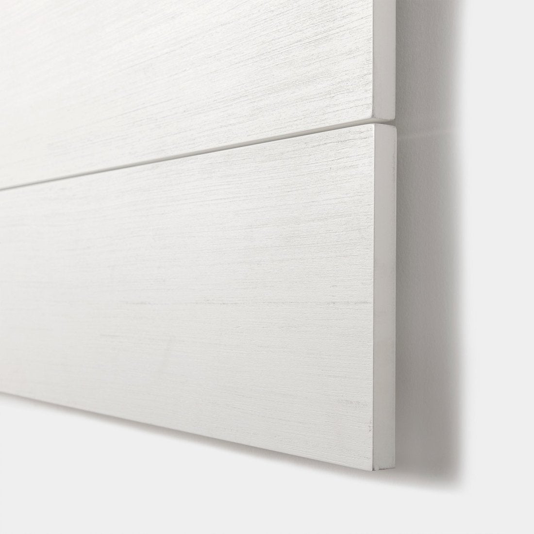 Cabecero doble efecto madera blanco 162x80 cm - 5