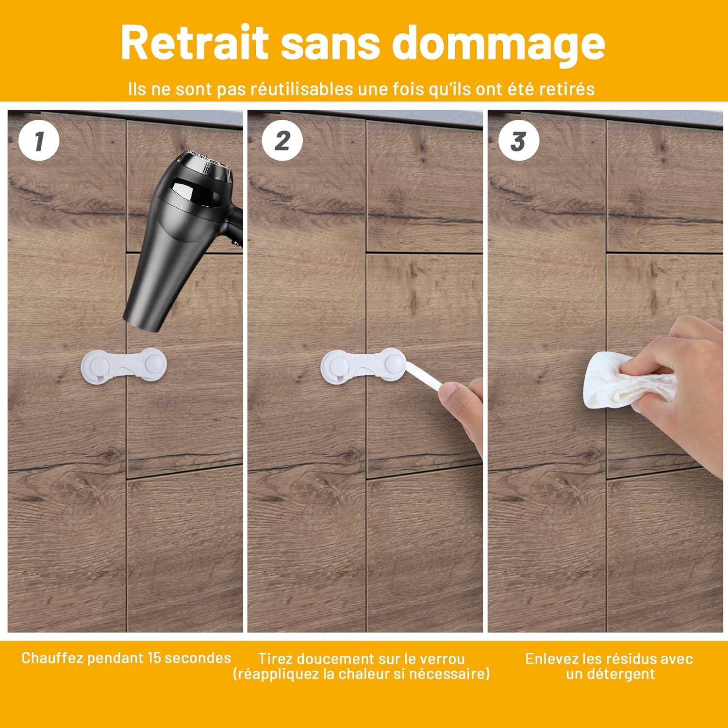 Serrature Magnetiche Per Armadi Di Sicurezza Per Bambini  8 Serrature 2 Chiavi Non Sono Necessari Attrezzi O Viti Serrature Di Sicurezza Per Bambini Per Armadi E Cassetti