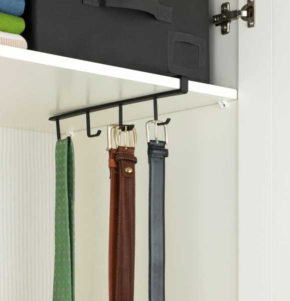 Rangement de placard cuisine - Porte 4 Tasses - Noir - 5