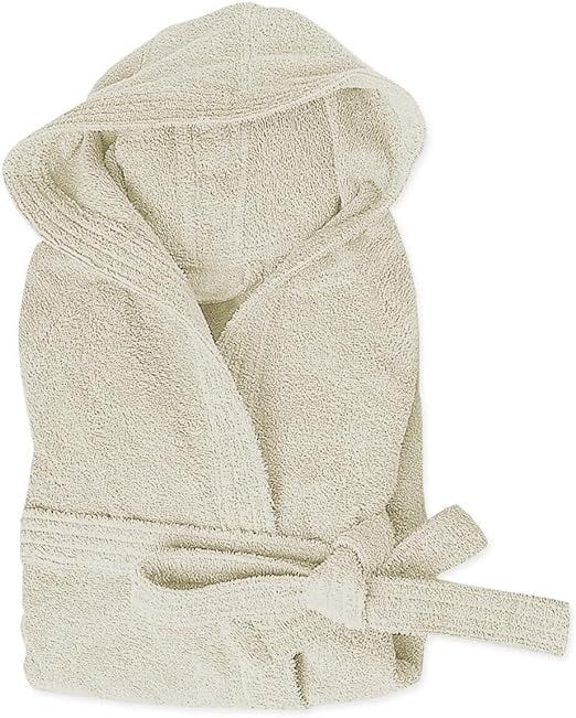 Accappatoio Unisex In Cotone 450gr/m² - Morbido Con Cappuccio E Tasche - Foto 7