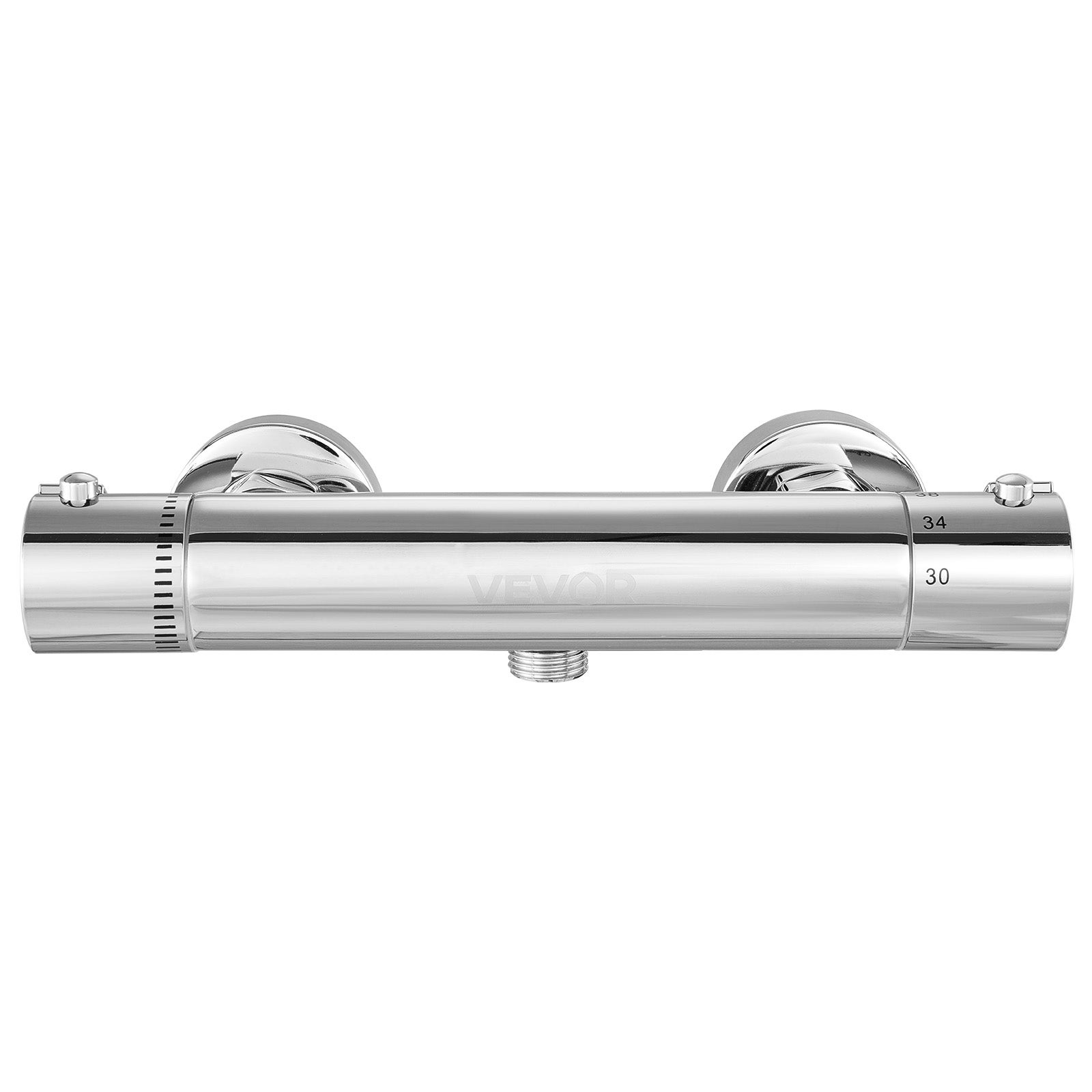 Mitigeur thermostatique douche, VEVOR verrouillage sécurité 38°C, contrôle température eau chaude/froide, laiton massif, système équilibrage pression - 9