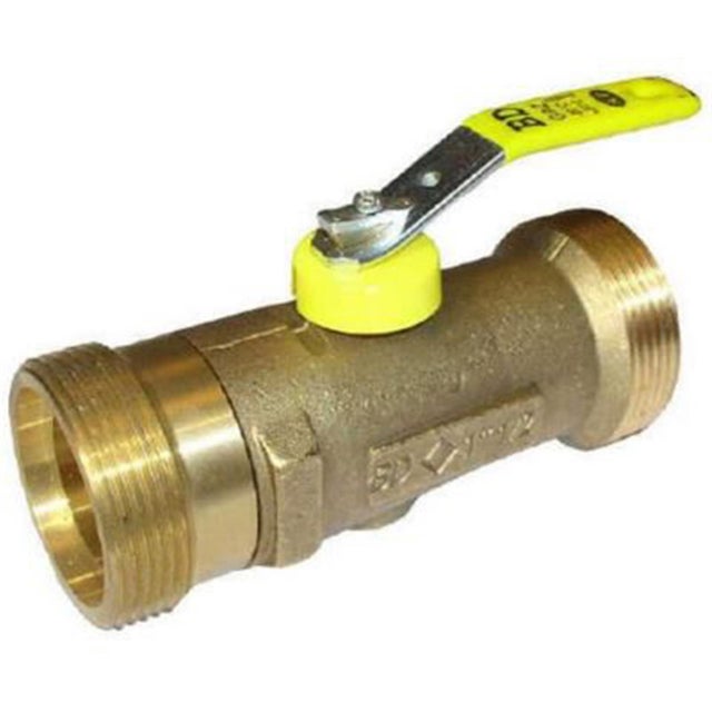 Robinet de chaufferie JPG double mâle - Ø G3/4
