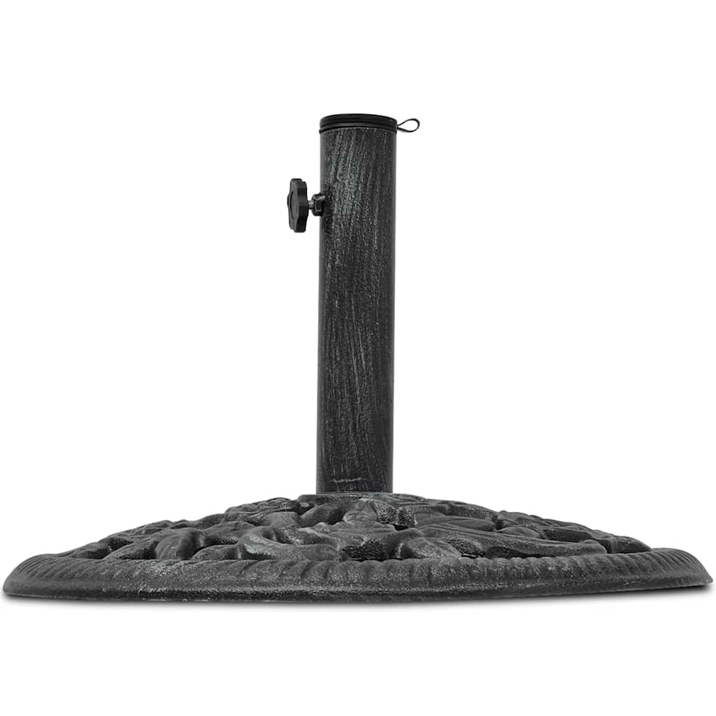 Base Para Sombrilla Hierro Fundido - Para Postes 38-48 Mm - Estable, Diseño Decorativo