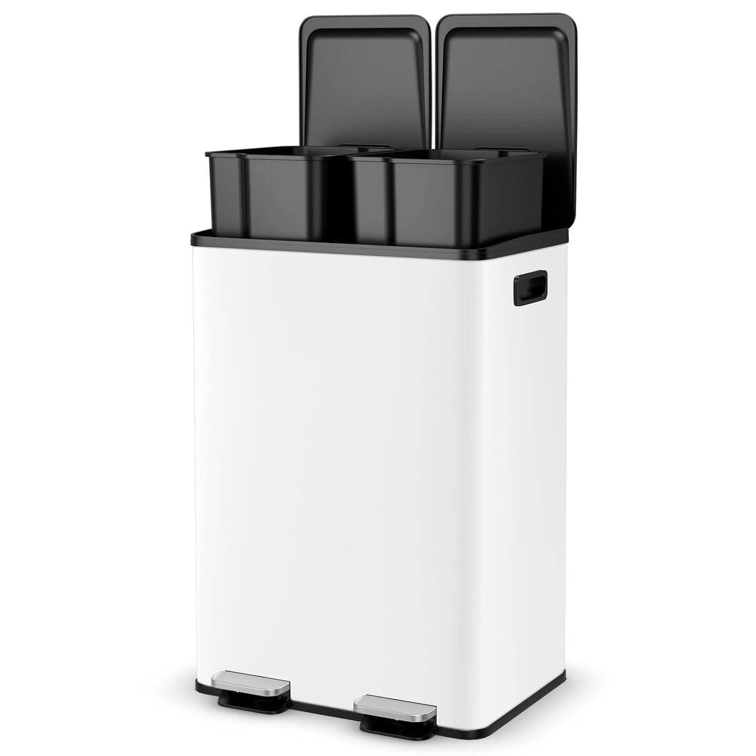 Bo?te ?? lunch ??tanche en acier inoxydable deux compartiments pour des