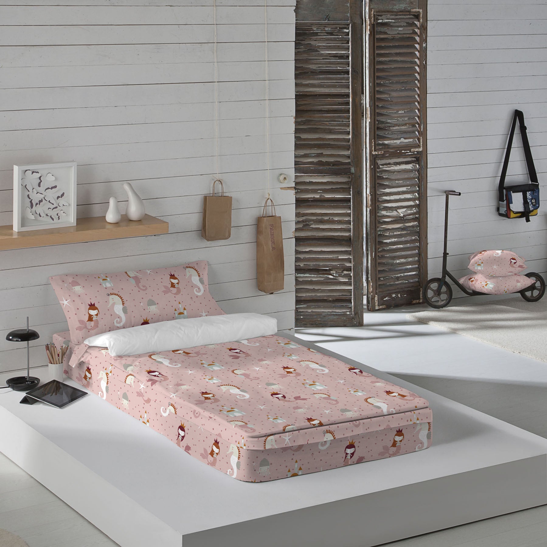 Saco nordico sin relleno 100% algodón seahorse b cama 105 (105x190/200 cm)