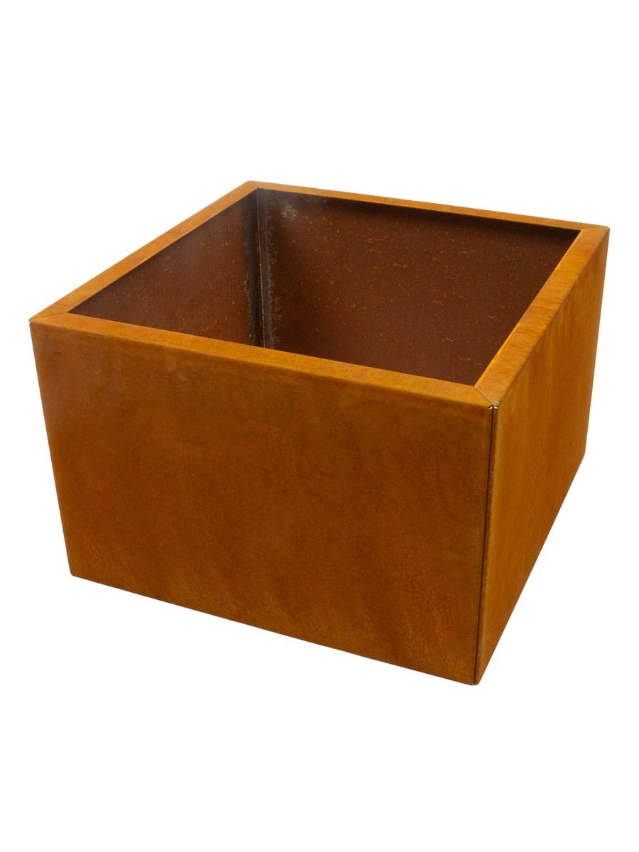 Acier Corten Jardinière Carré pour le jardin | (60x60x40cm) - 4