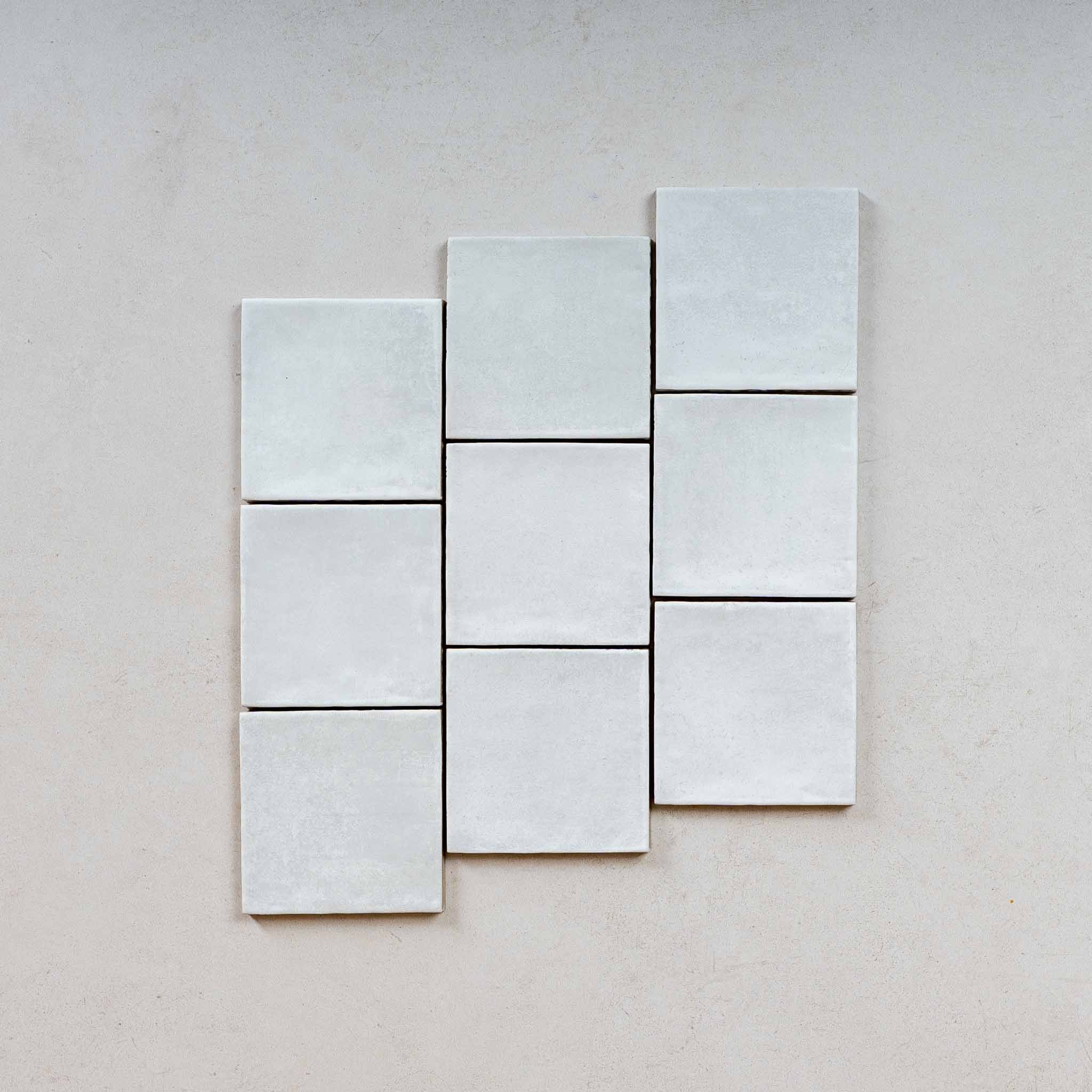 Carrelage Effet Zellige Blanc Mat ARGILE 10x10 cm Ice, Sol et Mur (0 ...