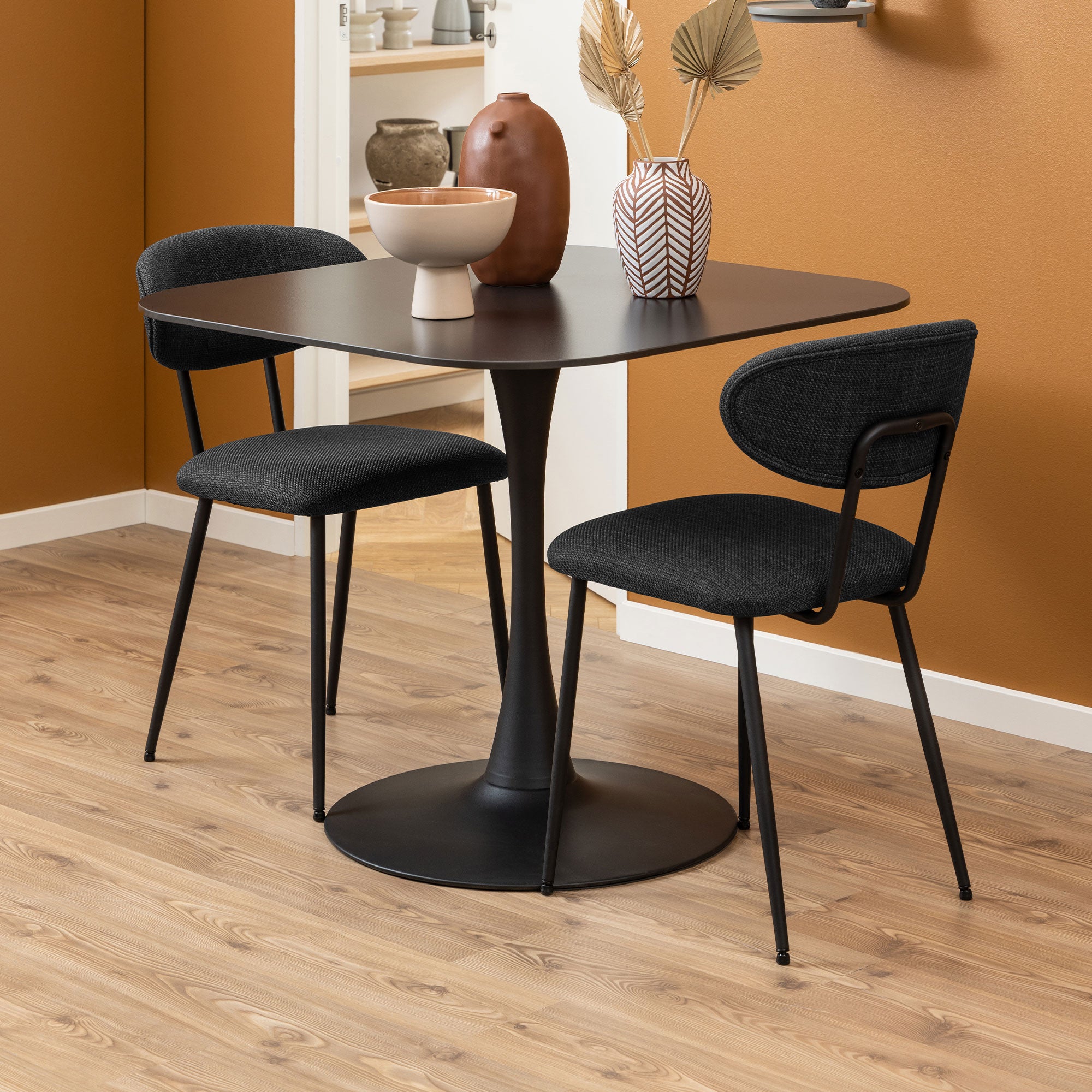 Denise krzesło stołowe szary.