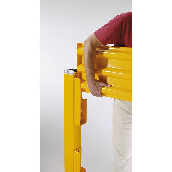 kaiserkraft | Parete paracolpi | altezza 1090 mm | 2 moduli parete | lunghezza 762 mm | elemento aggiuntivo incl 1 montante - 2