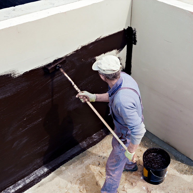 Bitume étanchéité, enduit bitumeux, maçonnerie, bois, métaux, cuve, bassin, fondation, sol, BITUFLASH 5 litres- - 3