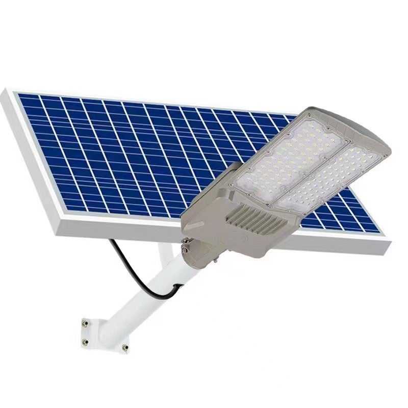 Lampa solara stradala Flippy 300W IP65 cu senzor lumina, gri
