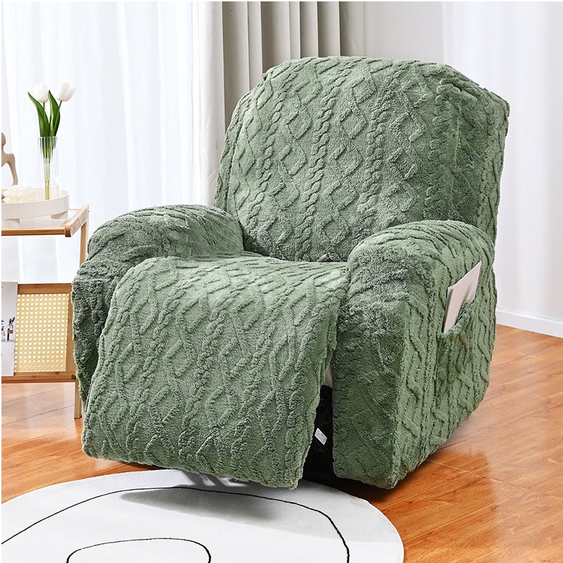 Housse de fauteuil extensible, housse de fauteuil inclinable en peluche ...