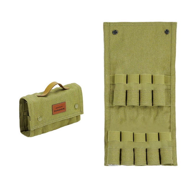 Sac De Rangement Pour Piquets De Tente En Toile Armée – Housse Pour Sardines, Cordes, Marteau – Poignée De Transport, Double épaisseur