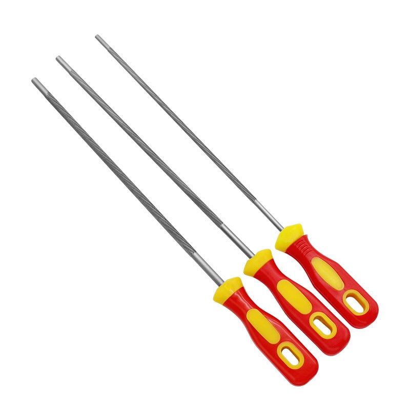 3 Sztuki Pilnika do Piły Łańcuchowej, Uniwersalny Przenośny Zestaw do Ostrzenia Piły Łańcuchowej, 3 Rozmiary 4mm 4,8mm 5,5mm