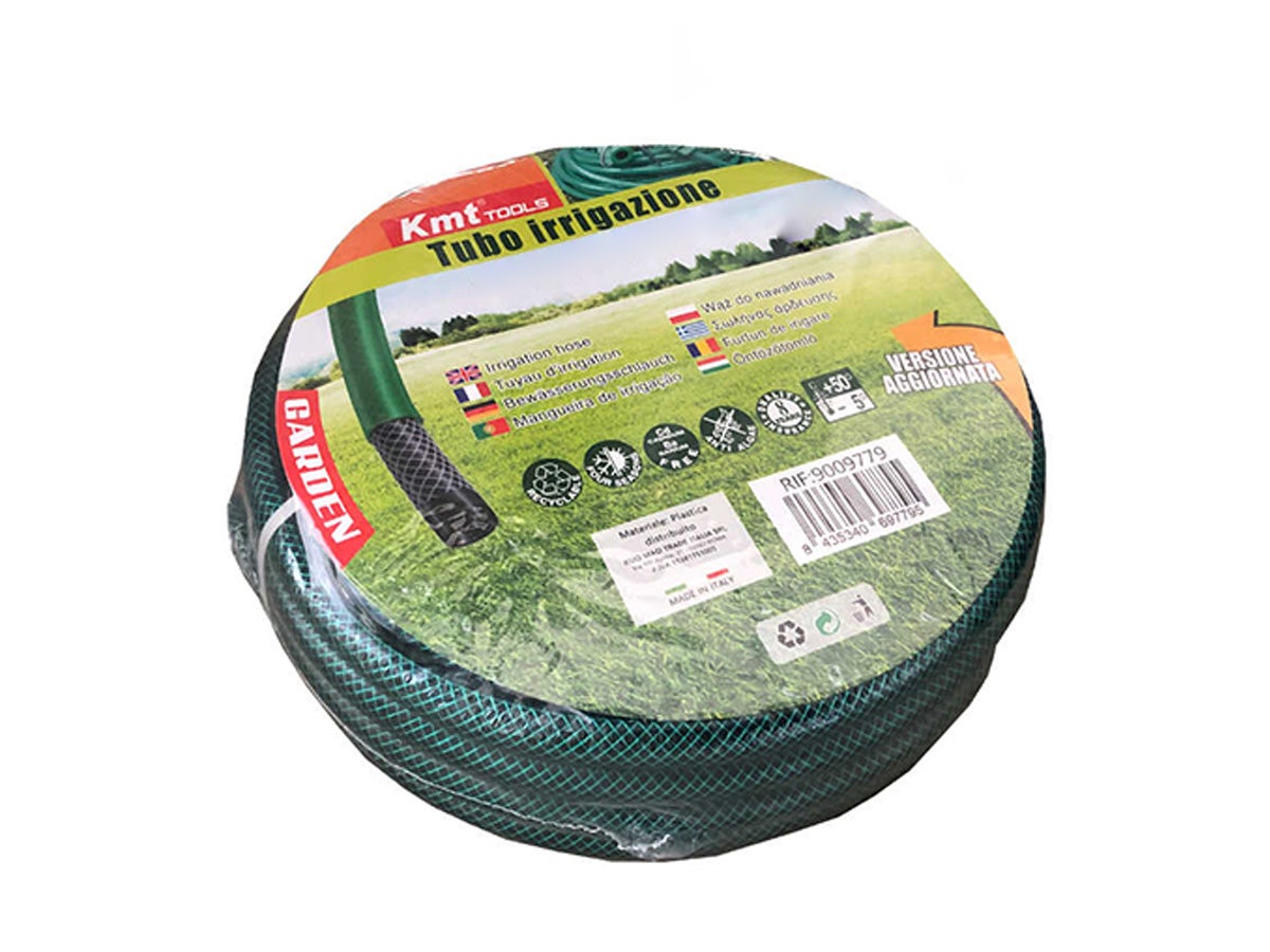 Tubo Da Giardino Rinforzato 4 Strati, Nero Carbonio, Con Connettori, 15-100m, Cost Wise