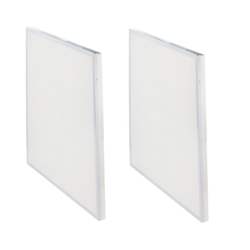 Opakowanie x2 Panel LED Wymiary 60x60cm, Moc 50W, Barwa neutralna biała 4200K, 4000 lumenów, Ramka biała
