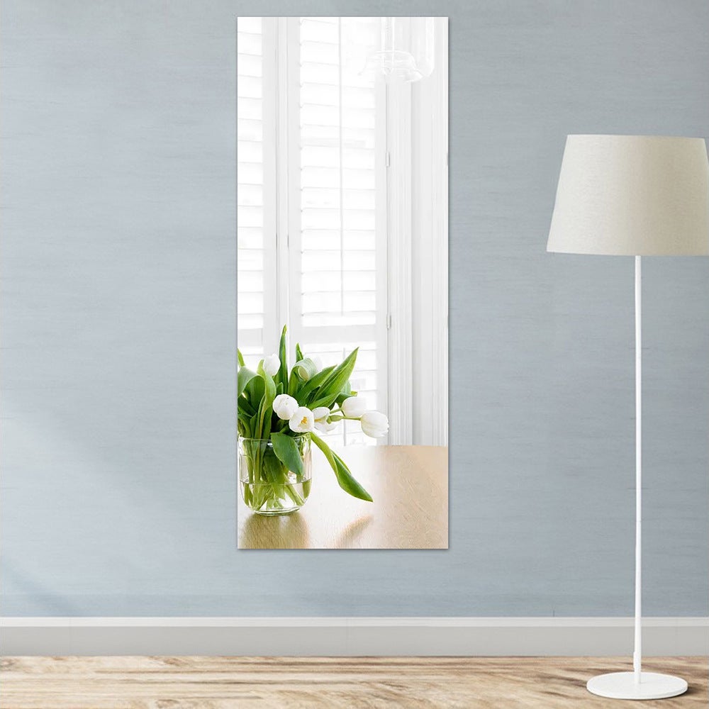 Autocollants muraux miroir en PET, autocollants muraux créatifs auto-adhésifs pour salon, chambre à coucher, chevet, salle de bain, DIY bricolage - 5