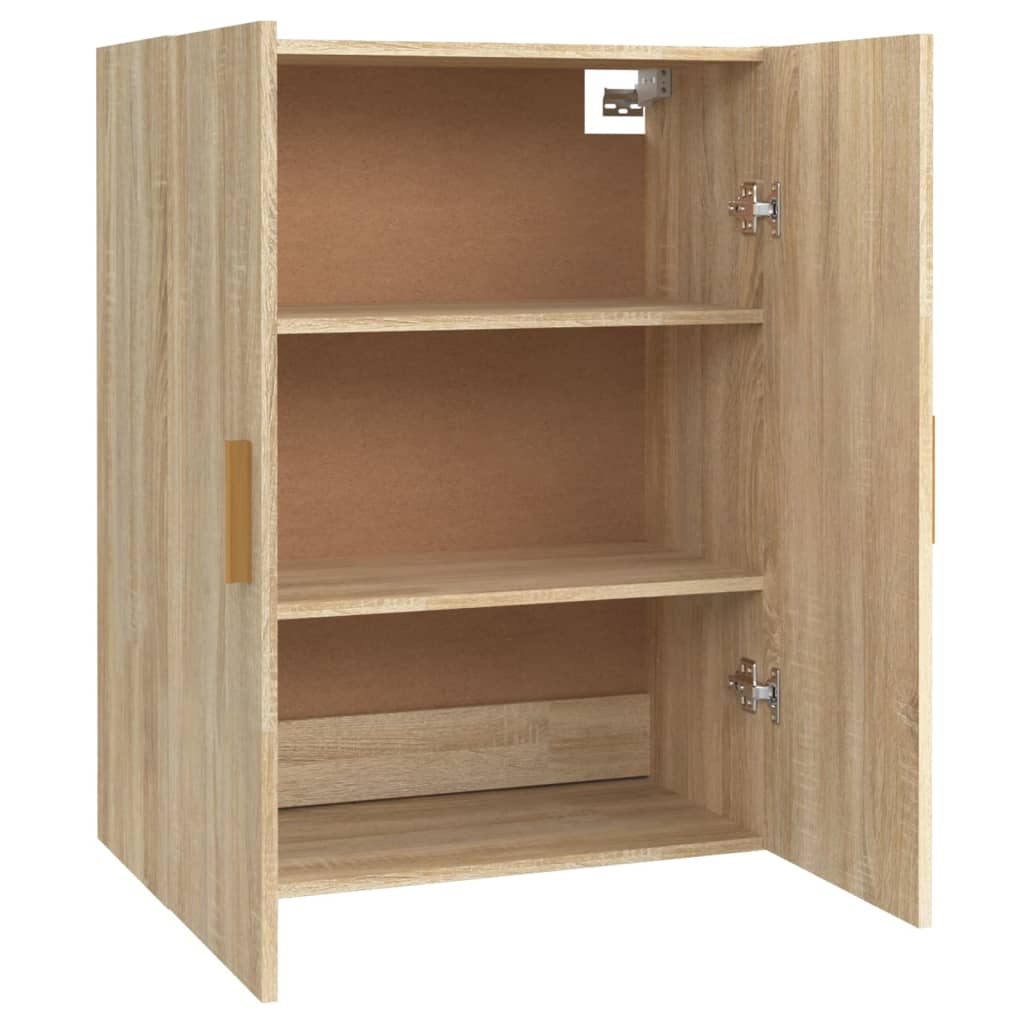 vidaXL Armoire murale suspendue Chêne sonoma 69,5x34x90 cm - 8