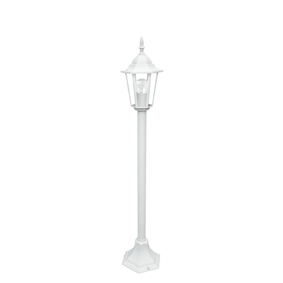 Lampadaire de jardin avec diffuseur en verre h105cm IP44 Milano - 2