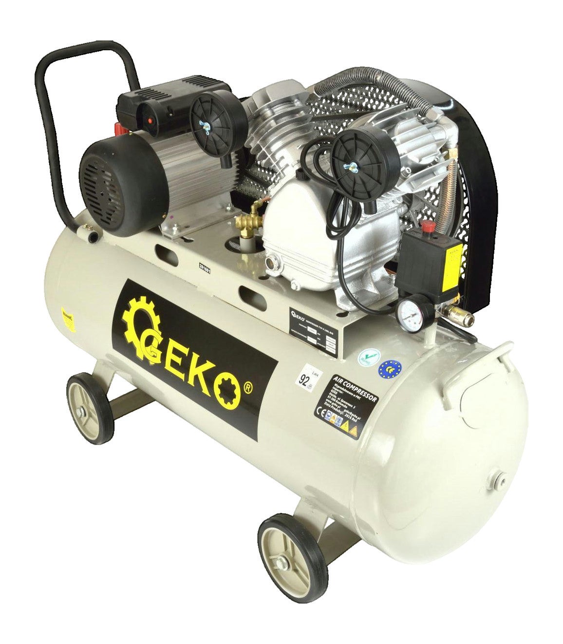 Compresor Geko 100L tip V BIG, 3kW, 390 l/min