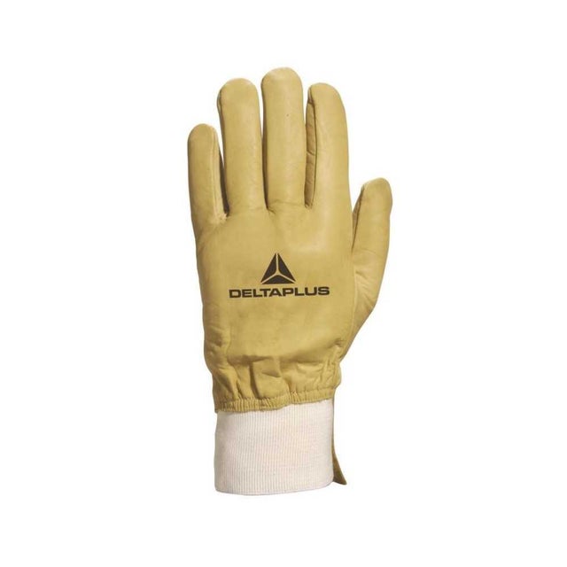 Gant en cuir bovin Delta Plus CBHV208 taille 8 hydrofuge beige