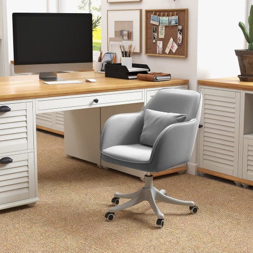 Sedia Ufficio Ergonomica In Pelle PU E Rete: Schienale Medio, Supporto Lombare E Poggiatesta Regolabili, Braccioli Ribaltabili