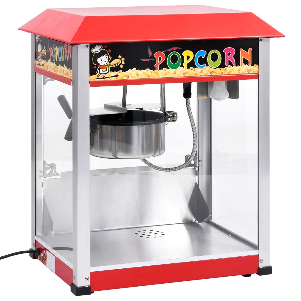 Machine à pop-corn avec pot de cuisson en téflon 1400 W vidaXL - 2