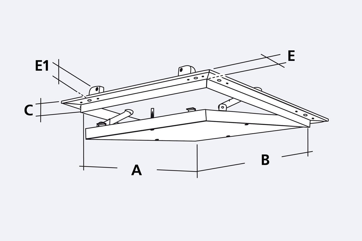 Porte d'inspection/ Trappe de visite FETNova 200X200 mm | Plaque yeso intégrée H2, 12,5 mm | Implantation au mur et techno | Unité de vente : 1 - 6