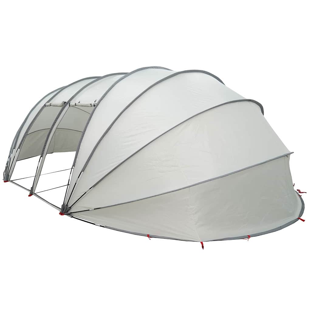 vidaXL Dôme de tente de piscine Gris 538 x 440 x 204 cm - 2