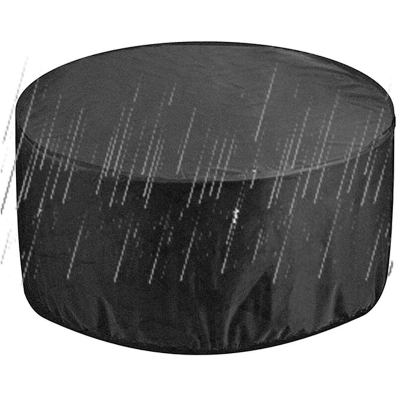 Husă rotundă pentru masă de grădină, 185x95 cm, impermeabilă, rezistentă la UV și praf. Protecție exterioară pentru mobilierul și scaunele de terasă.