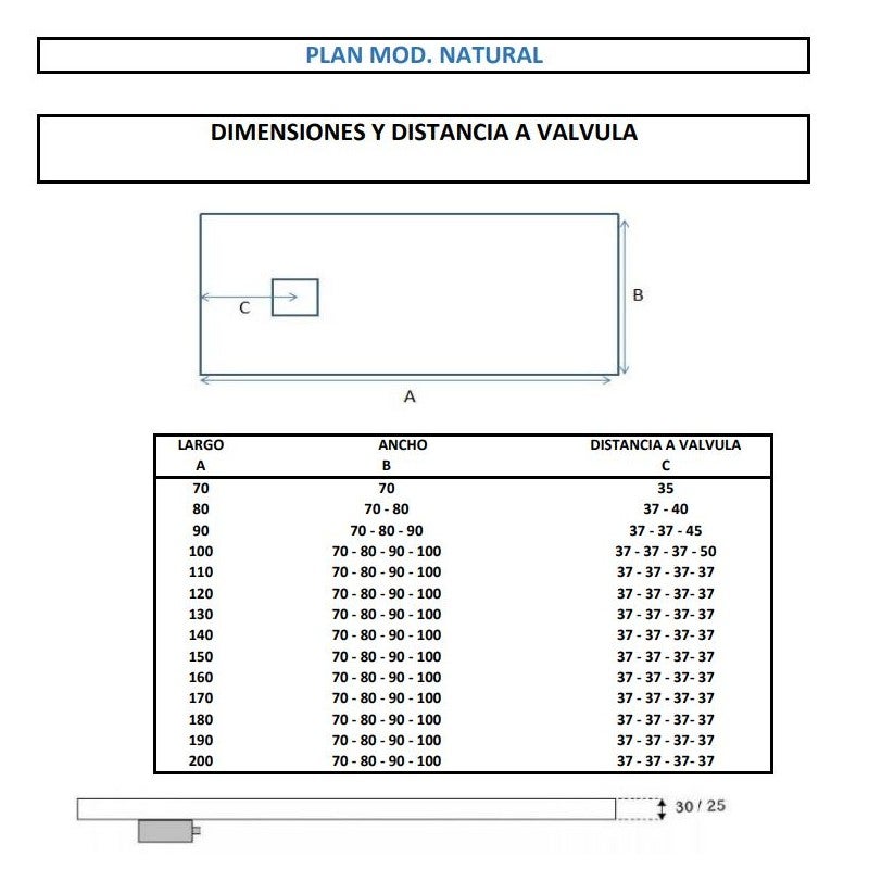 Receveur de douche 100x120 NATURAL Blanc extra plat + Bonde - 9