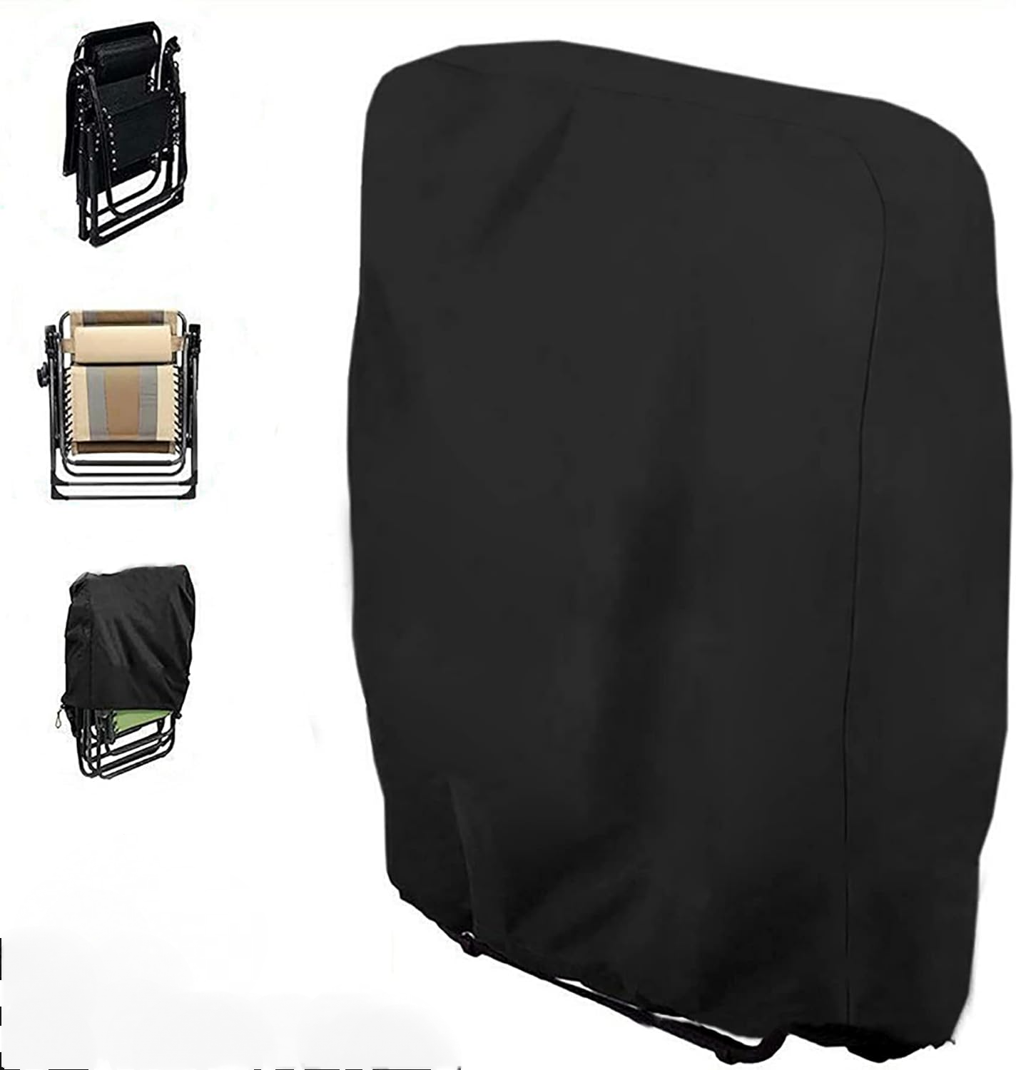 SOKINGCOVER Housse De Chaise Zero Gravity Extérieur Imperméable 75x25x101 Cm