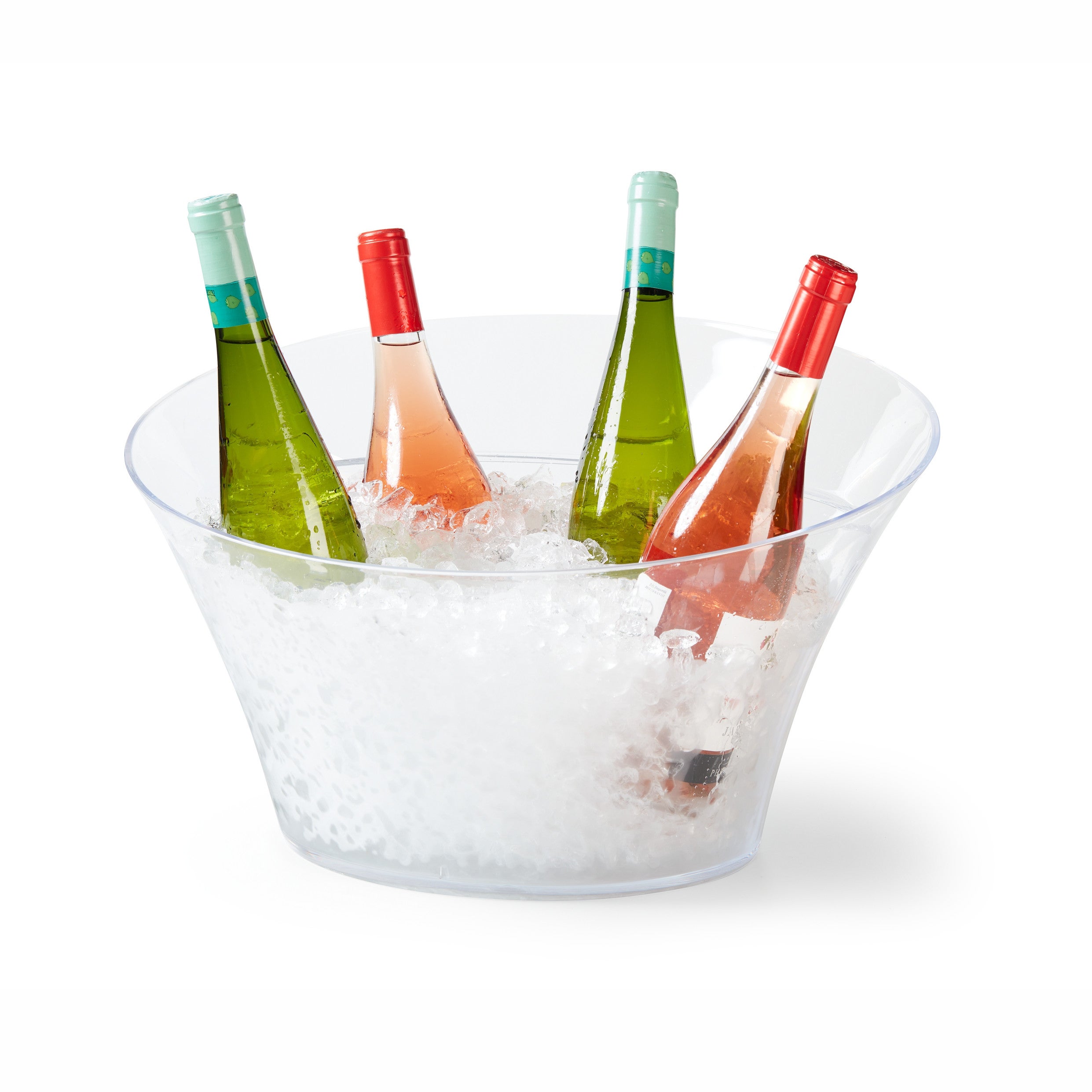 Seau à Champagne Design Oval – Plastique/plexiglass Henri Abelé – 22,5 Cm – Occasion