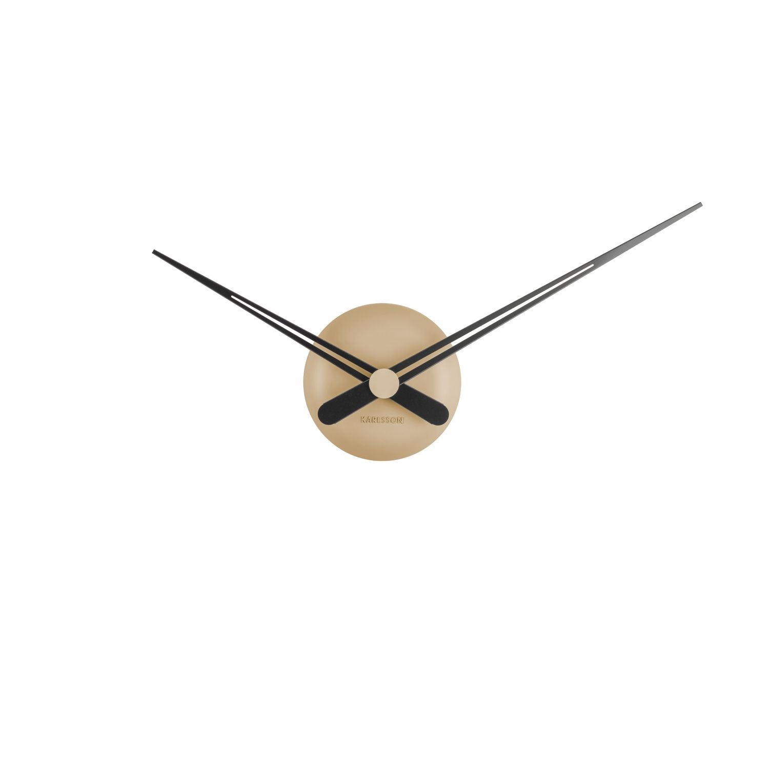 horloge design minimaliste diamètre 60cm min grandes aiguilles extra-longues DIY