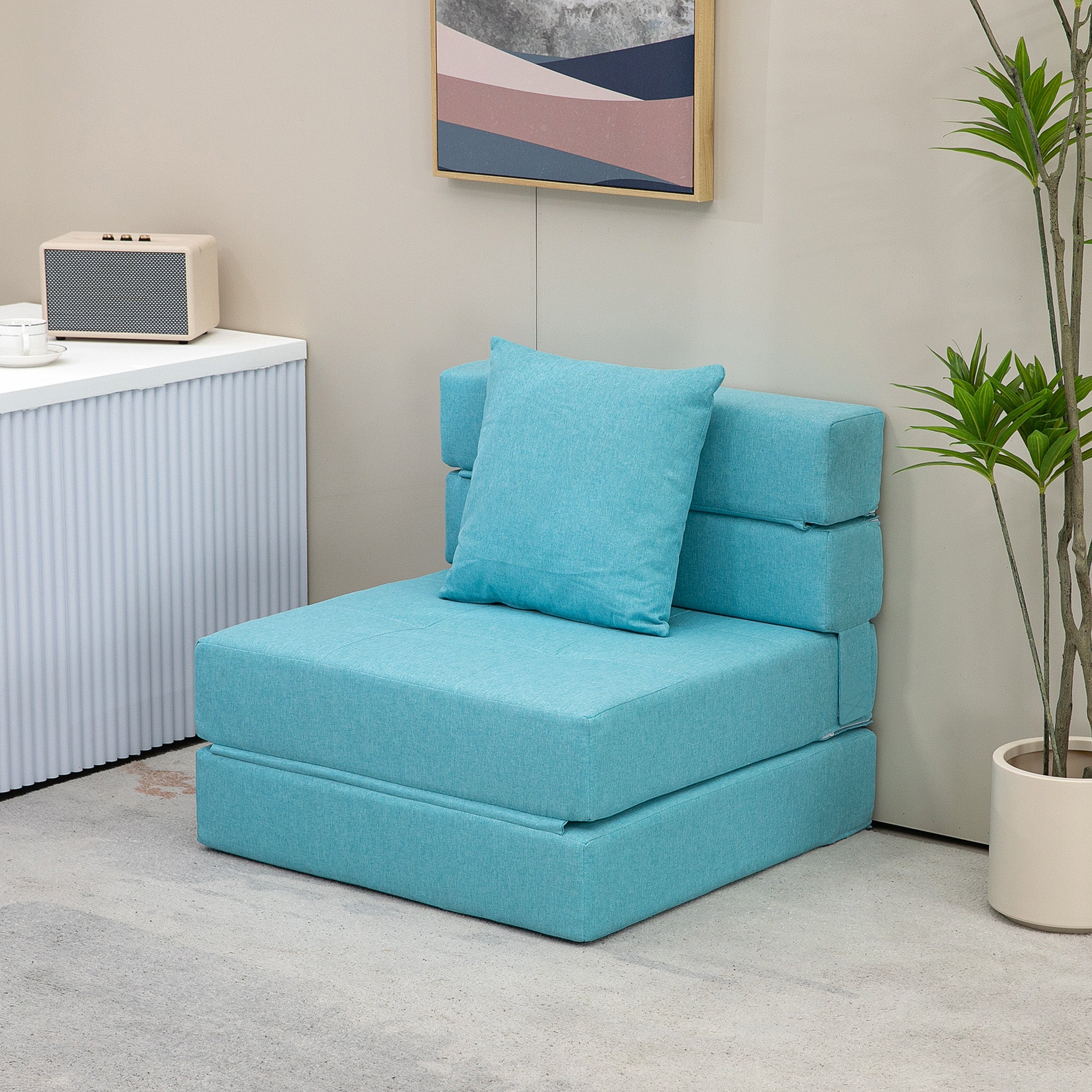 Chauffeuse-lit Polyester HOMCOM - 2