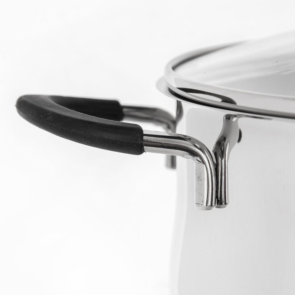 Garnek stalowy ze szklaną pokrywką DALIE 26 cm, 10,6 l - 4