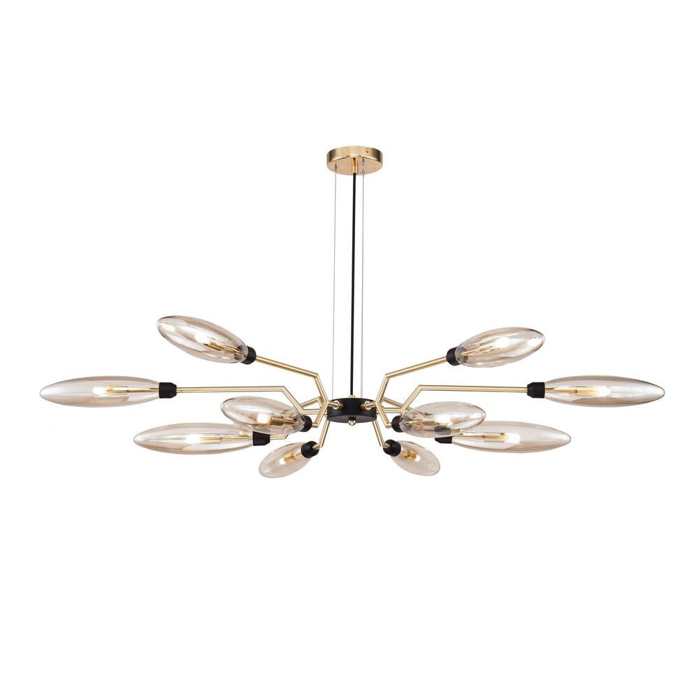 Lampa wisząca Ventura mosiężno-złota 12xG9x28W wym: 130 x 127 x 127 cm metal Maytoni
