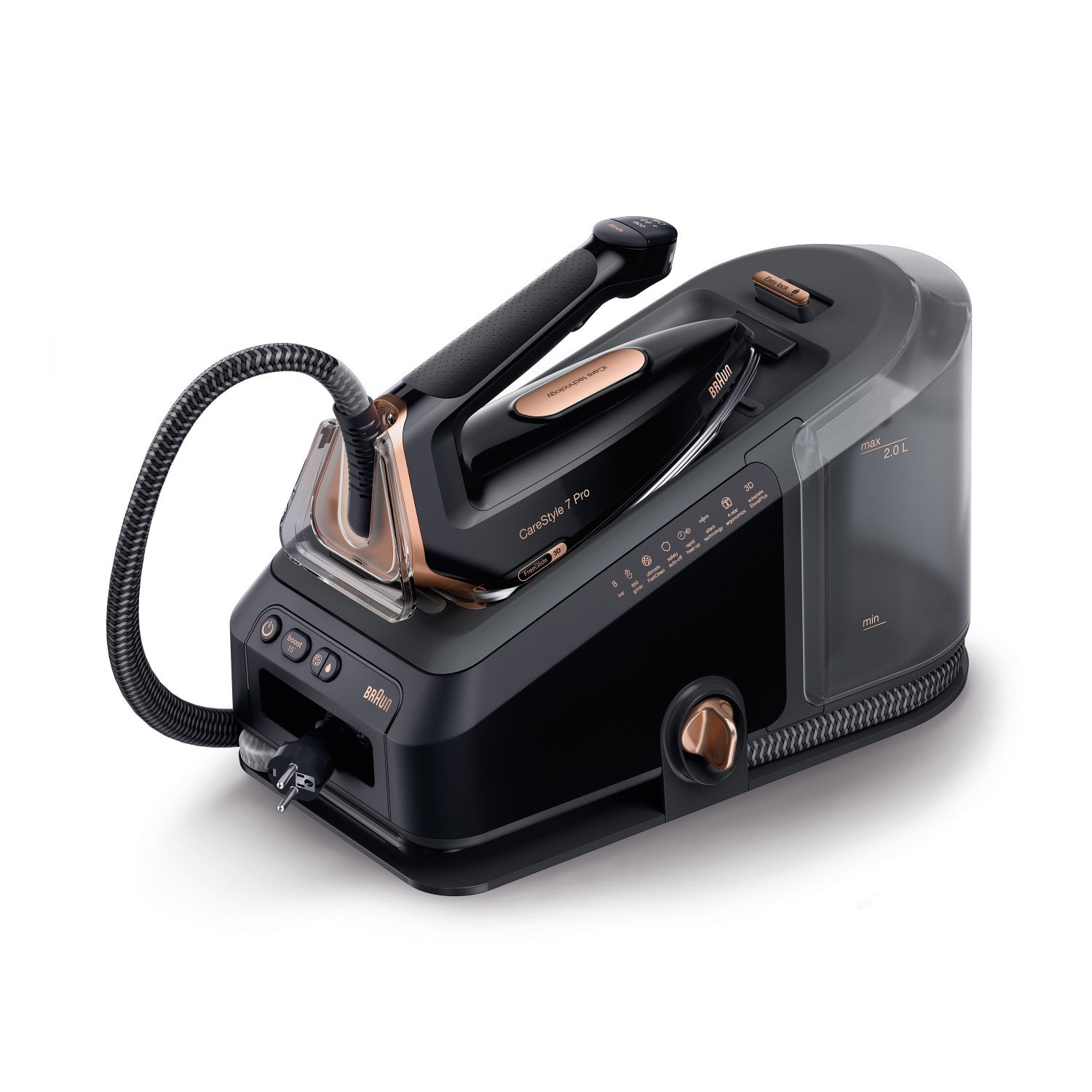 Braun Negro Centro De Planchado Carestyle 7 Pro Is 7286 Is7286bk - Imagen 4