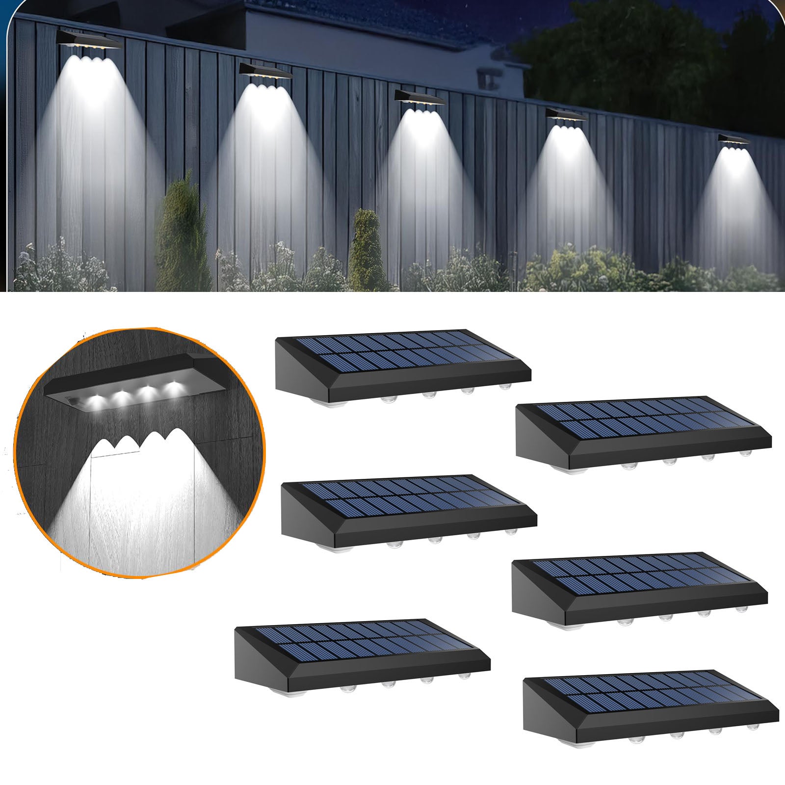 Lot De 6 Lampes D’entraînement De Réaction – 4 Modes (aléatoire, Séquence, Etc.), Connexion 10 M, Recharge USB, Pour Boxe, Basket, Foot, Fitness
