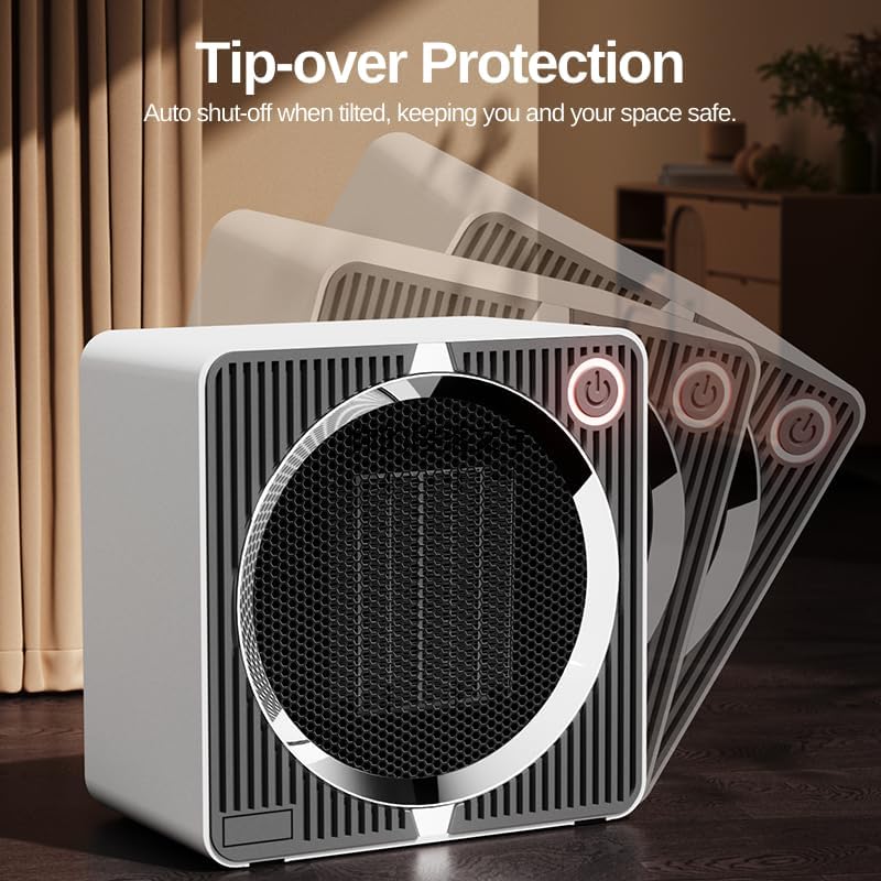 Processeur d'air portable blanc, chauffage électrique intérieur et ...