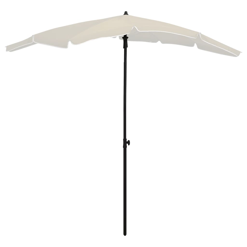 Parasol Rectangulaire KESSER 250x125cm - Protection UV Avec Housse Et Sac De Transport
