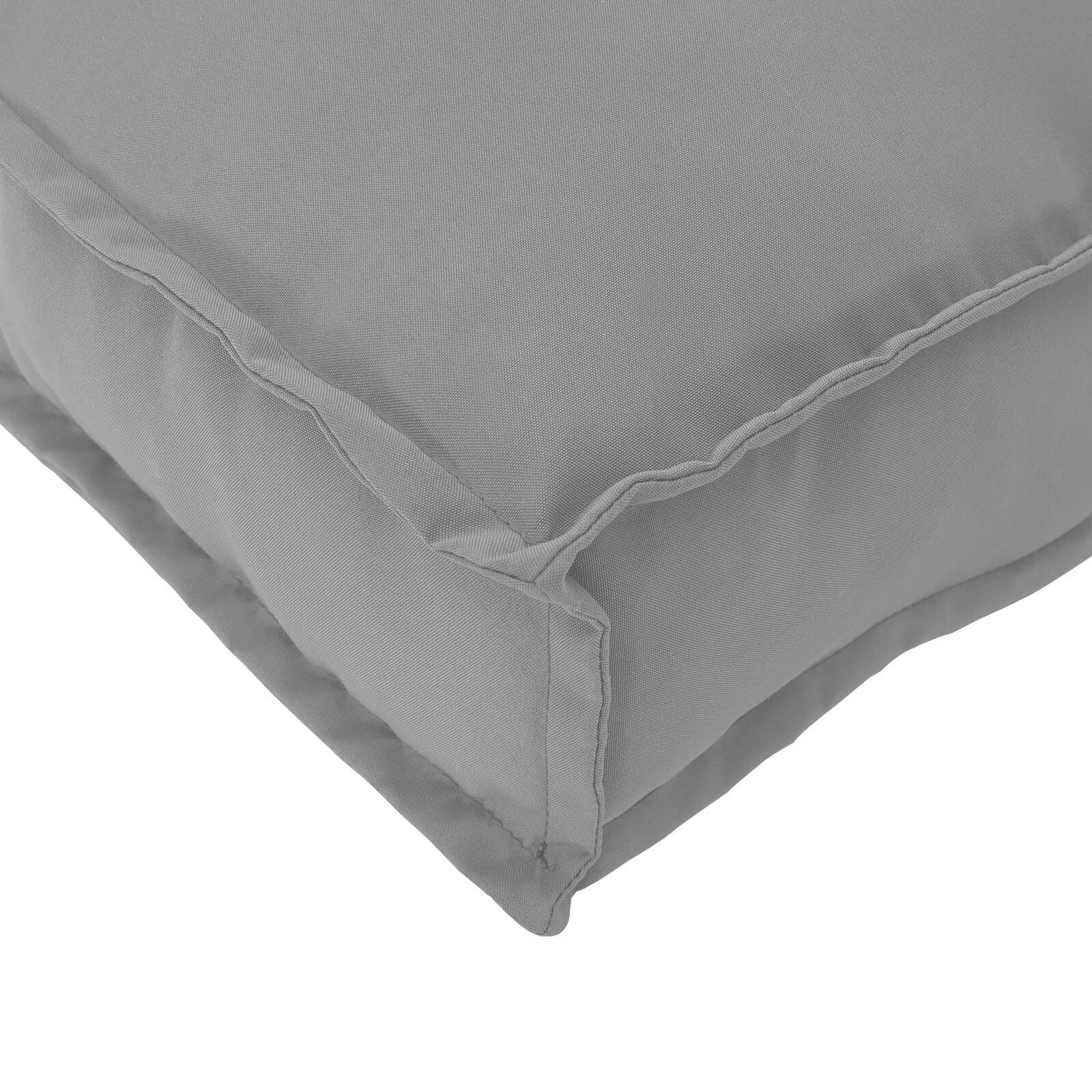 Coussin Gris 70 x 70 x 12 cm Tissu Oxford vidaXL - 8