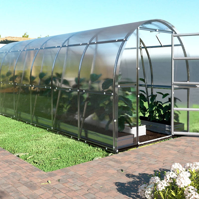 Szklarnia KLASIKA SLIM 2 x 6 m (12 m²), 6 mm z powłoką z poliwęglanu 1szt.