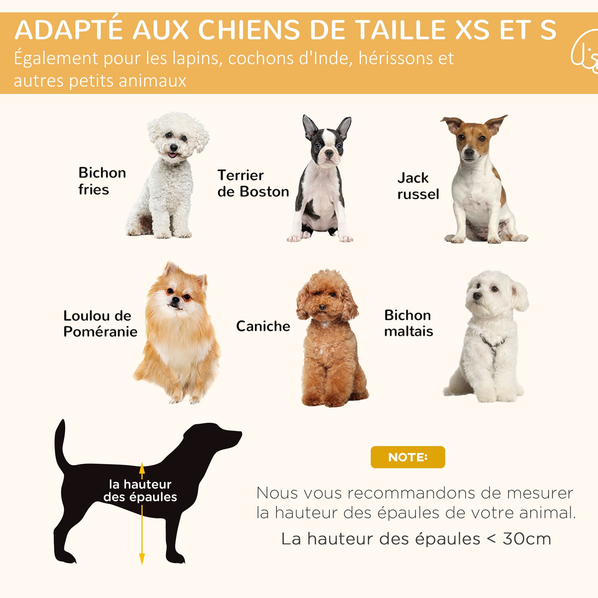 Enclos pliant - PawHut - pour chiens petits animaux intérieur et extérieur - 6 panneaux avec porte - Ø 120 x 60 cm - multicolore - 8