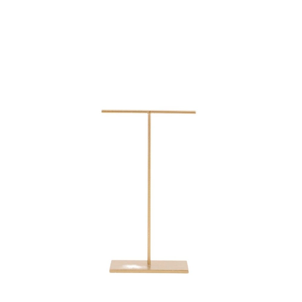 Porte bijoux minimaliste en métal doré 20cm - Azao - 5