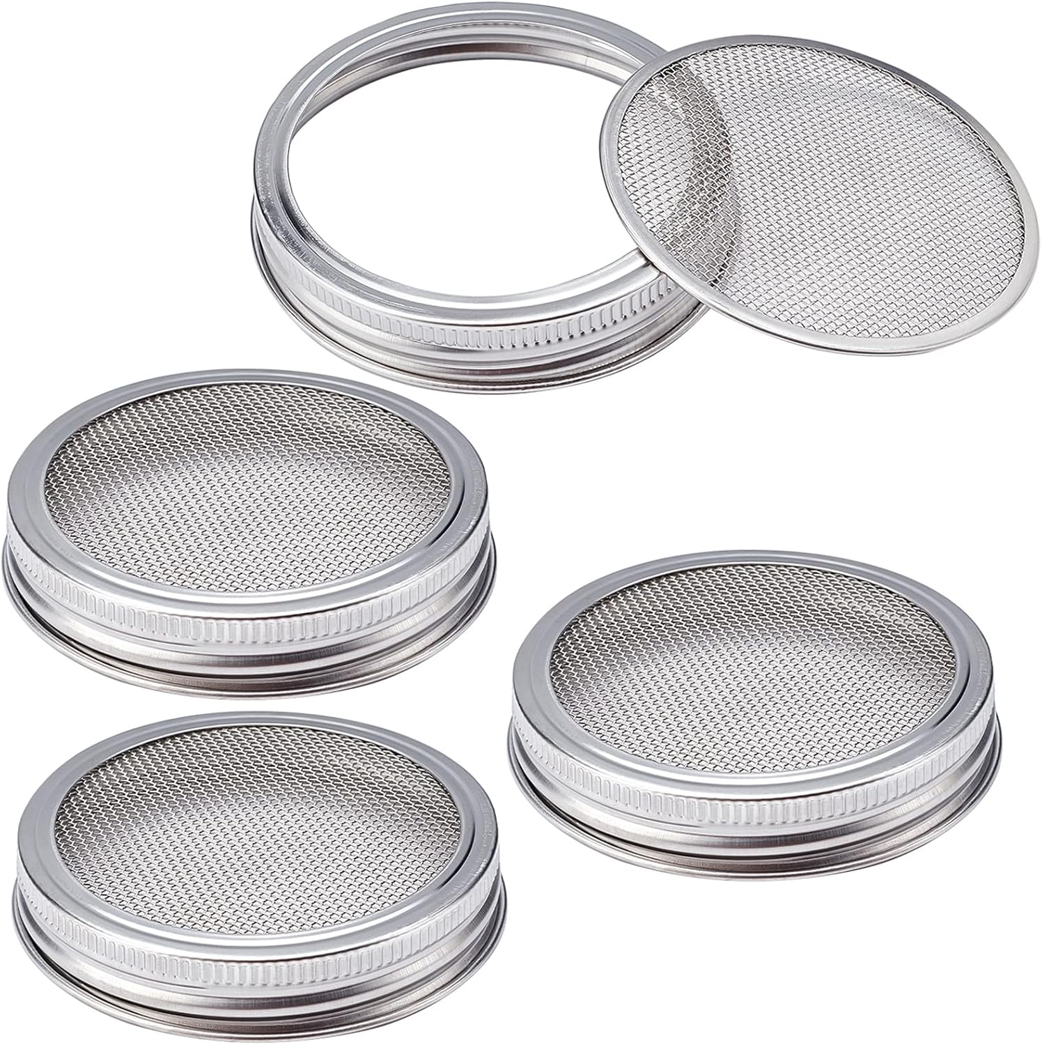 Lot De 4 Couvercles Anti-Mouches En Maille 43 Cm – Pop-up Réutilisables Pour Pique-Nique, Barbecue & Extérieur