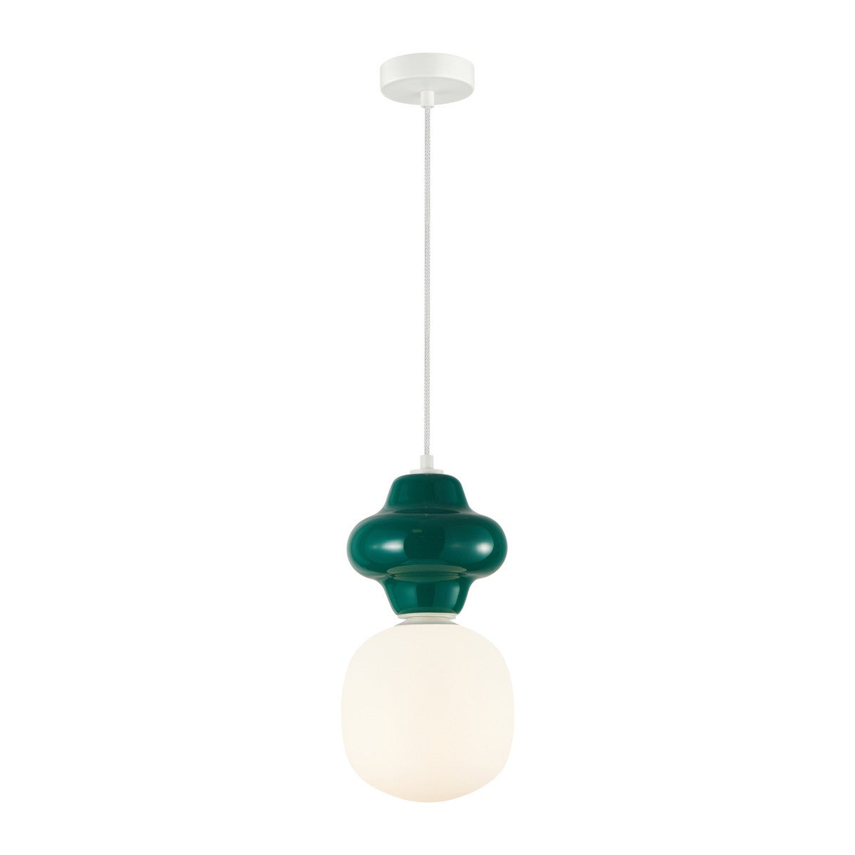 Lampa wisząca LATERA zielona 1 x E14 x 40W wym: 120 x 18 x 18 cm Italux