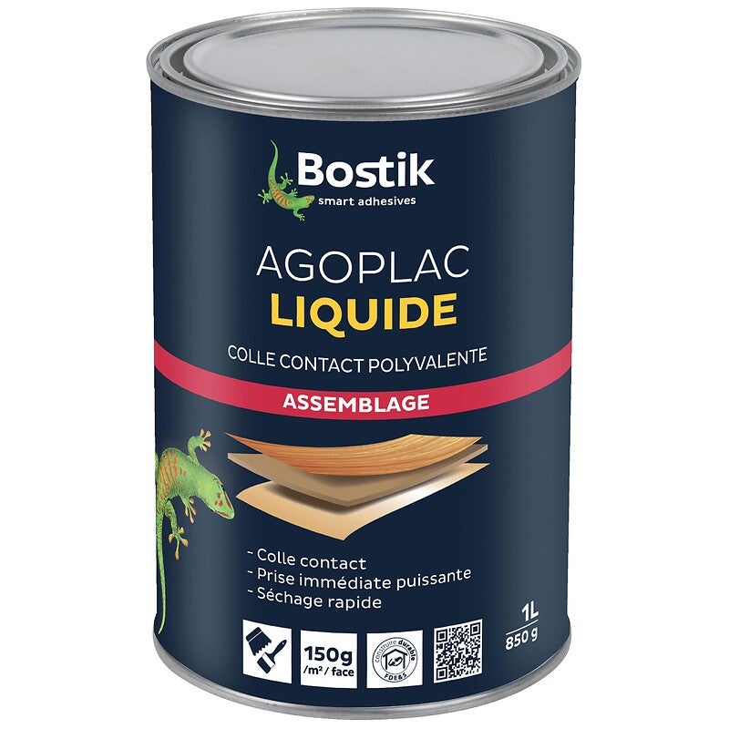 Colle néoprène Bostik Agoplac liquide - 3